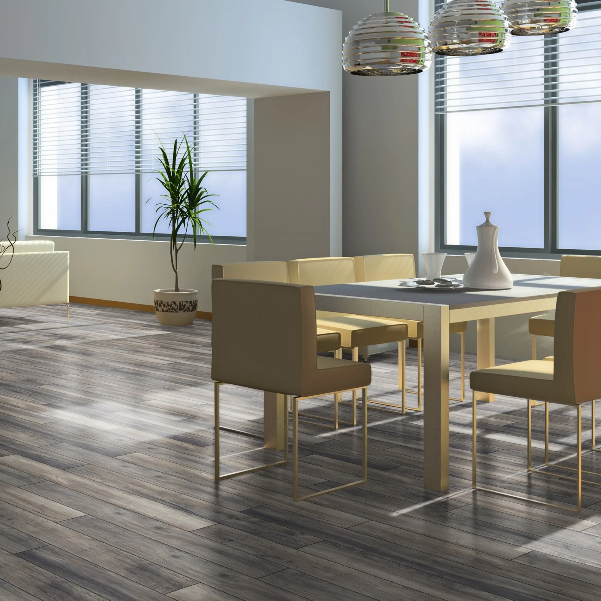 Harbour Grey Oak - Robusto Villa 12mm Waterproof Laminate Flooring - Image 6